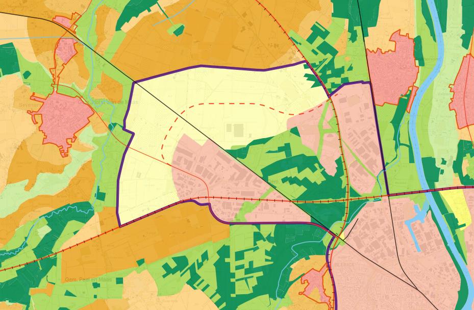 POL-kaart Perspectieven Perspectief 1 Binnen Perspectief 1 is het beleid van de provincie ten aanzien van de EHS uit het realiseren en beschermen van een groen robuuste structuur van bos- en