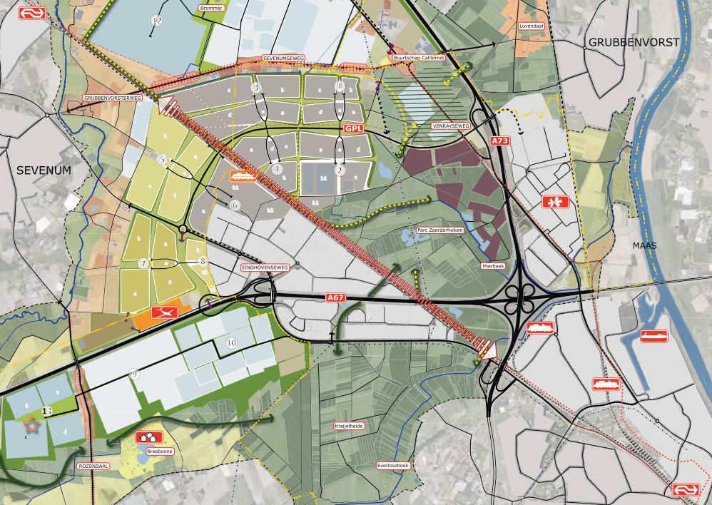 Ruimtelijke Structuurvisie 2005-2015 uitsnede kaart structuurvisie Klavertje 4-gebied De Greenport Bikeway is onderdeel van structuurvisie Klavertje 4-gebied.
