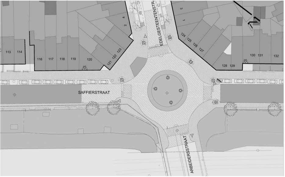 Vier mogelijkheden in de Saffierstraat