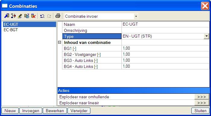 Resultaatklassen Alvorens verder te gaan: 1. Maak 2 EC-EN combinaties aan: EN UGT EN BGT Karakteristiek 2.