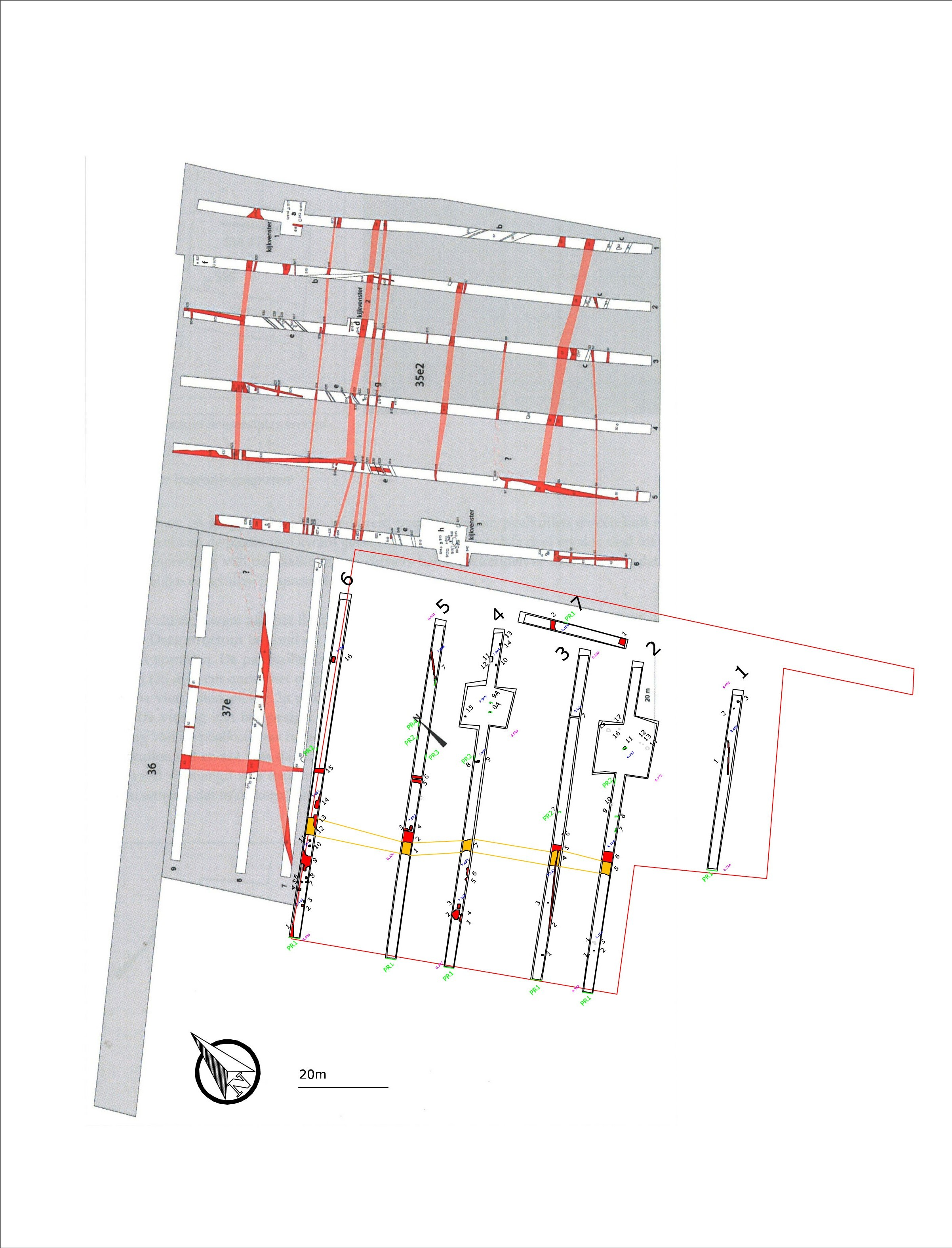 Fig. 12: Plan fase 1 (grijze zone) en