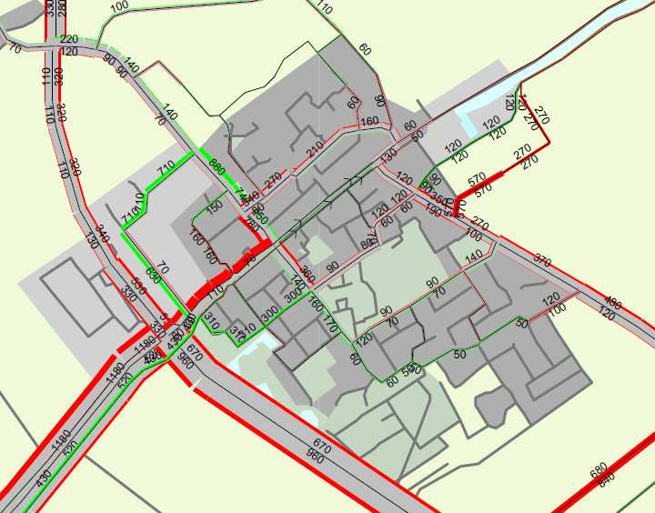 Pagina 22 Figuur 5.9: Uitsnede: verschil tussen verbindingsweg en Basisjaar 09 5.5.3 Conclusies en aanbevelingen Conclusies 1.