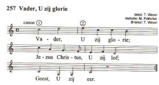 Acclamatie: Vader, U zij glorie Uitleg en verkondiging Zingen : Lied 920 Gij hebt, o God, dit broze bestaan gewild.