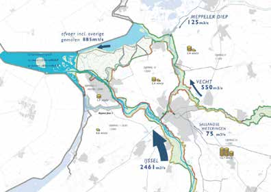 Gebiedsontwikkeling IJssel-Vechtdelta De IJssel-Vechtdelta (IJVD) krijgt mogelijk te maken met zowel hogere rivierafvoeren, een andere veiligheidsnormering en een grotere fluctuatie van het