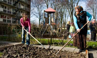 22 Plein Eilandenboulevard/Czaar Peterstraat/Het Funen lus laad en losstroken in de Eilandenboulevard in de bestrating kunnen indien door de ondernemers gewenst, laad- en los lussen worden opgenomen