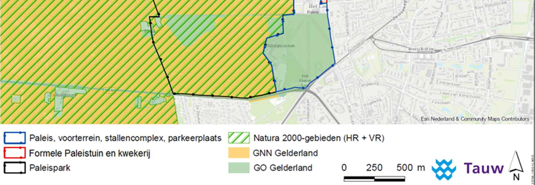 Het nieuwe bestemmingsplangebied bevat drie hoofddelen: 1. Het Paleispark 2. Paleis Het Loo inclusief voorterrein, parkeerplaats en stallencomplex 3.