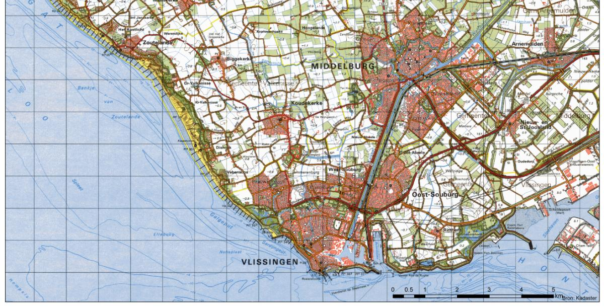 3 Beheer en onderhoud 3.1 Overzicht harde verdediging Langs de kust van Walcheren zijn verschillende verdedigingswerken aanwezig.