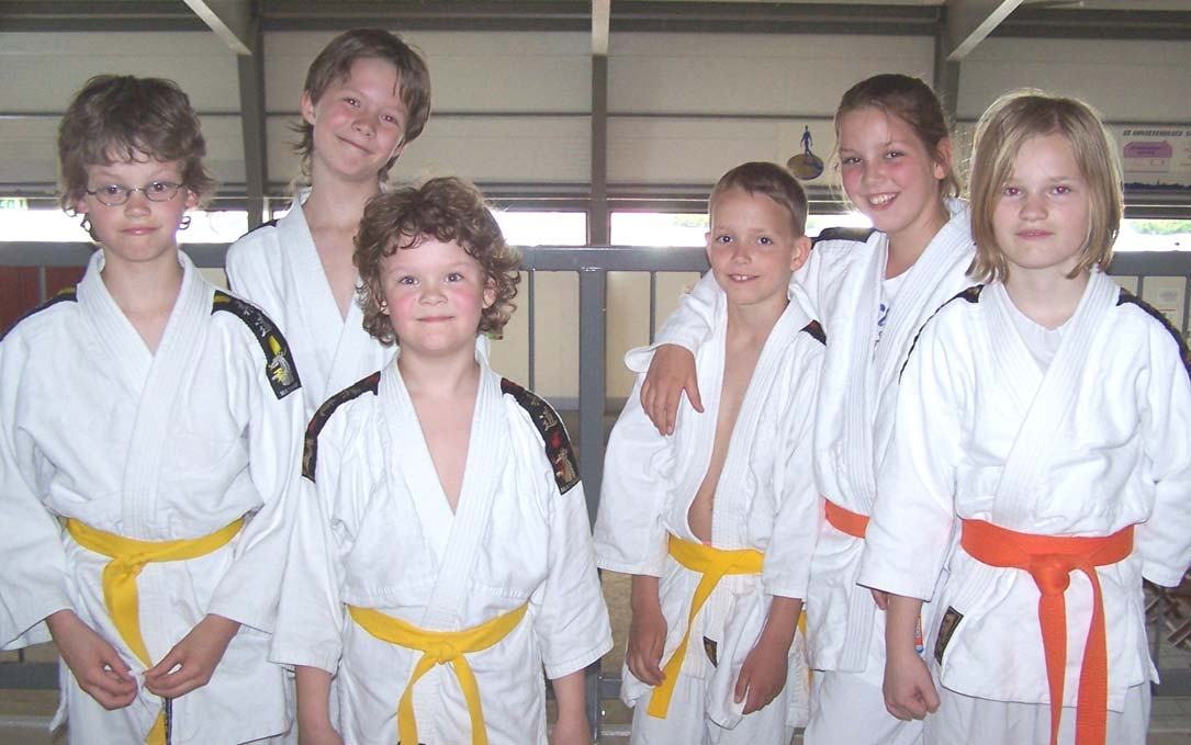 Leersumse delegatie naar Wijk Bij Duurstede Meester Diek moest examen doen voor judoleraar. Enkele judoka s van ons zijn uitgekozen om mee te doen. Er mochten zes kinderen van onze judoschool mee.