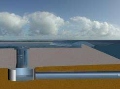 Figure 18. Ontwerp Overtopping installatie. Bron: http://www.aquaret.com/.