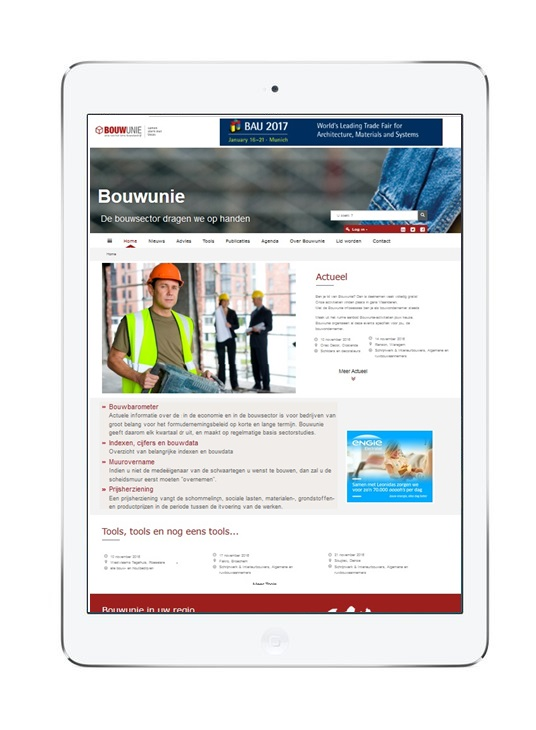 BOUWUNIE ONLINE MEDIA BOUWUNIE ONLINE Website I