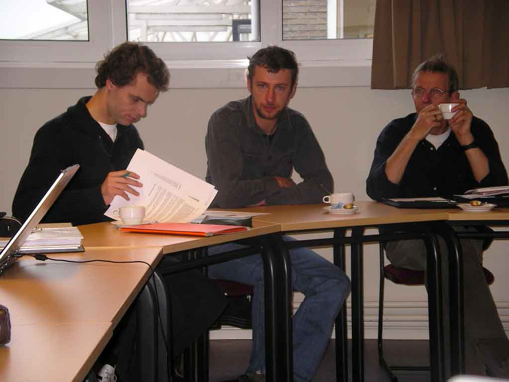 Zaterdag 13 oktober Na de broodjeslunch werden onze buitenlandse gasten rondgeleid in onze school.