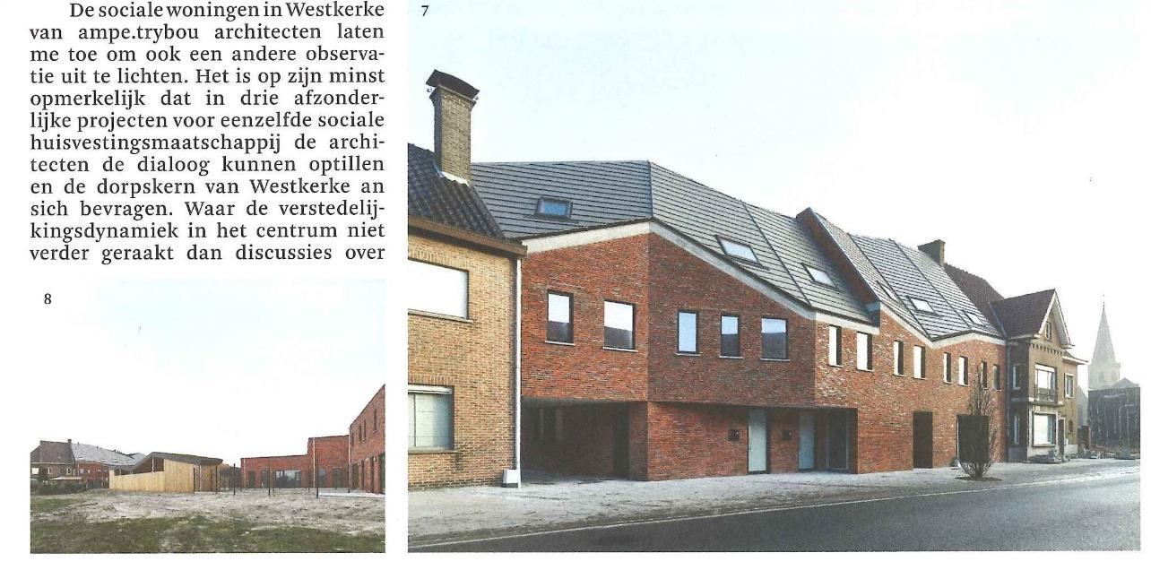 In het Architectuurboek Vlaanderen N 12 kregen twee projecten van WoonWel een vermelding: Satellieten 18