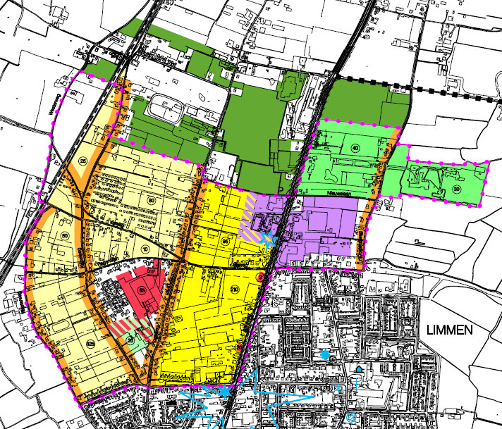 4 Plansituatie Zandzoom 4.1 Inleiding In figuur 4.1 is de globale indeling weergegeven van uitbreidingslocatie Zandzoom.