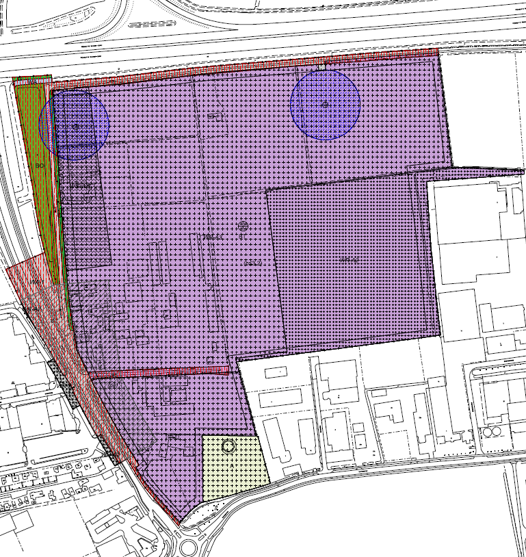 Risicoanalyse planschade Bedrijventerrein De Grift, noord pagina 20 van 25 CONCEPT d.d. 19 januari 2015. 5. Nieuwe planologie Bovenstaand de verbeelding, behorende bij het nieuwe bestemmingsplan.