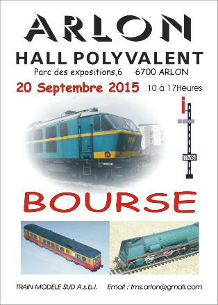 RETROTRAIN Zaterdag 12 september 2015 Grote ruilbeurs RETROTRAIN, ons museum te Saint-Ghislain opent de deuren voor het publiek op 12 september aanstaande van 9 tot 16 uur.