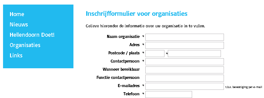 Na het verzenden van uw gegevens (via de knop Inschrijven ) kunt u direct beginnen met het invoeren van vacatures.