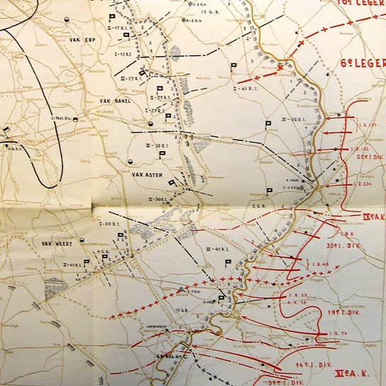 BIJLAGE 4 VERSLAG LITERATUURONDERZOEK Nederlandse posities en Duitse offensieven langs de het Maas-Waal-kanaal en