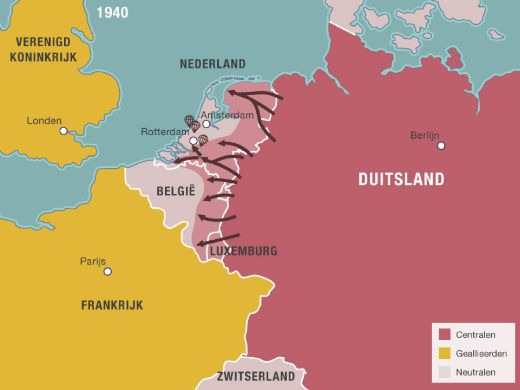 2.2.2 Vertraging van de Duitse plannen Begin januari 1940 vreesde men dat West-Europa effectief zou aangevallen worden, het was nu alleen nog een kwestie van tijd.