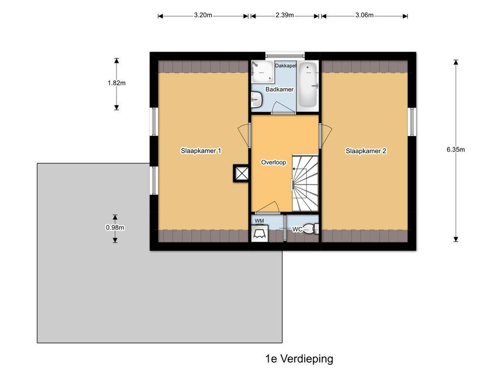 plattegronden (aan bovenstaande afbeelding kunnen geen