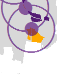 THEMAKAART STRUCTUURVISIE: VOLDOENDE EN GEDIFFERENTIEERDE RUIMTE VOOR ECONOMISCHE ACTIVITEITEN # Efficiënter benutten OV-knooppunt ( Mogelijke uitbreidingslocatie haven vanaf 2020 % Nieuwe zeesluis