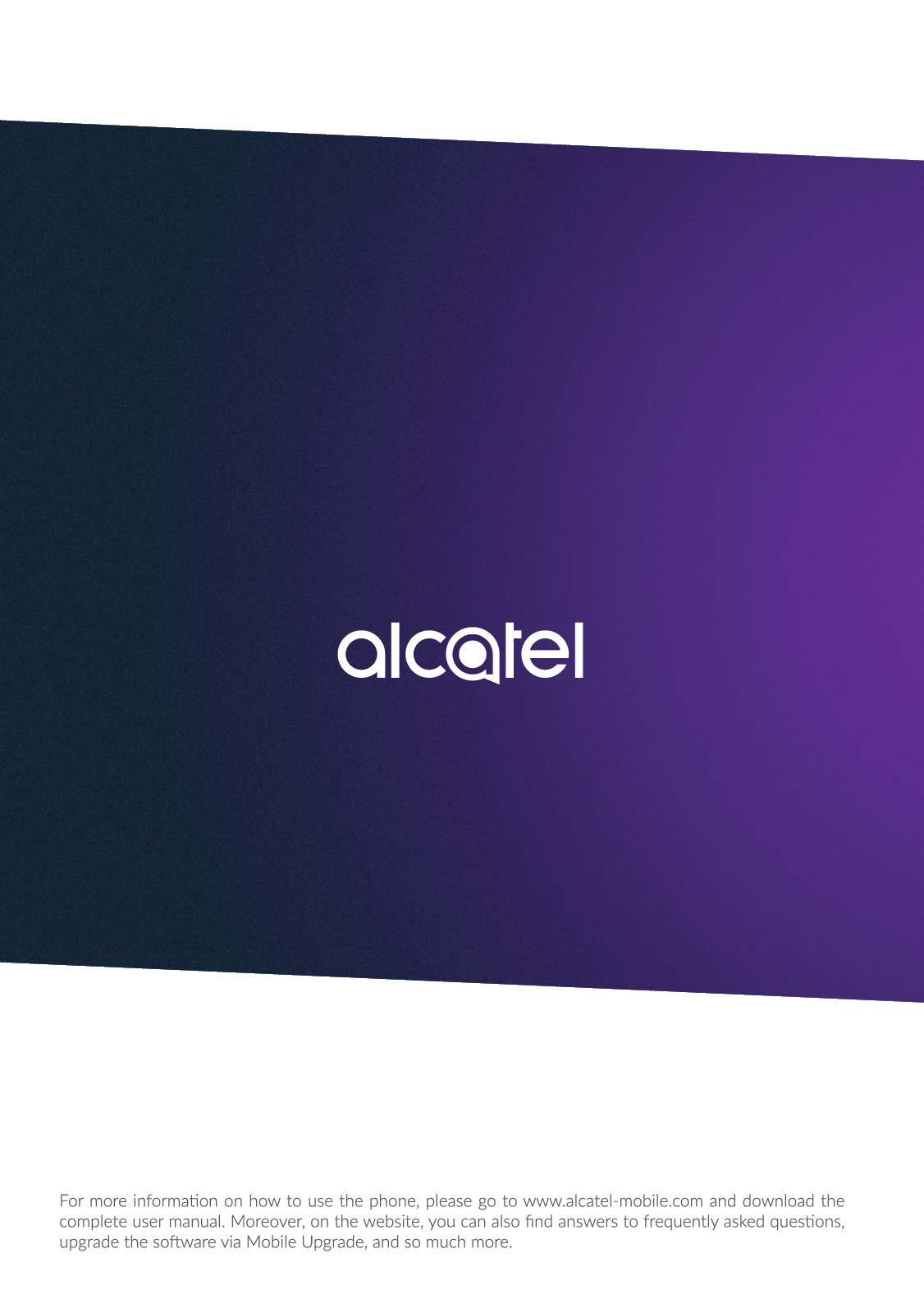 Voor meer informatie over het gebruik van uw mobiele telefoon gaat u naar www.alcatel-mobile.