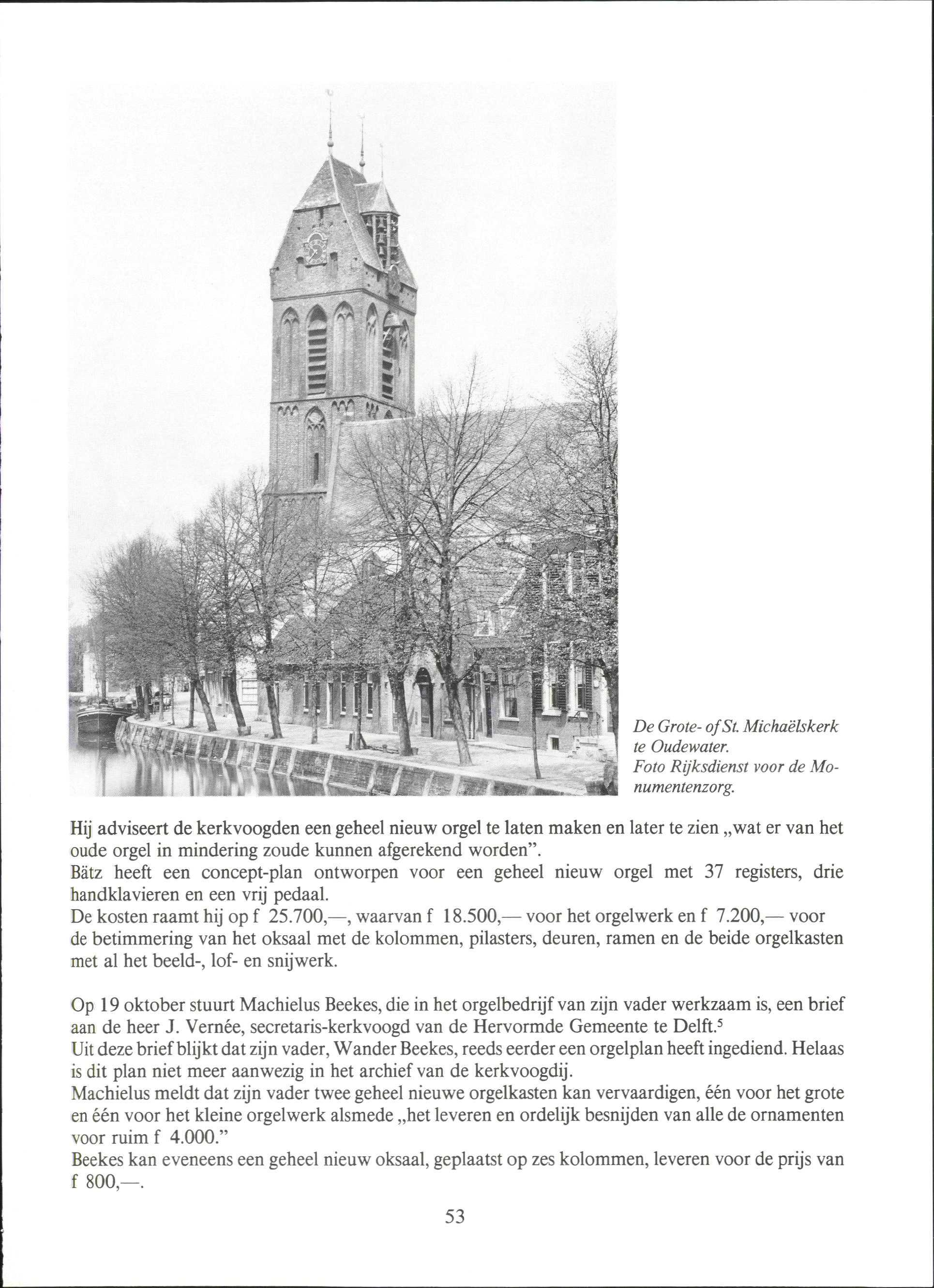 J'I De Grote- of St. Michaëhkerk te Oudewater. Foto Rijksdienst voor de Monumentenzorg.