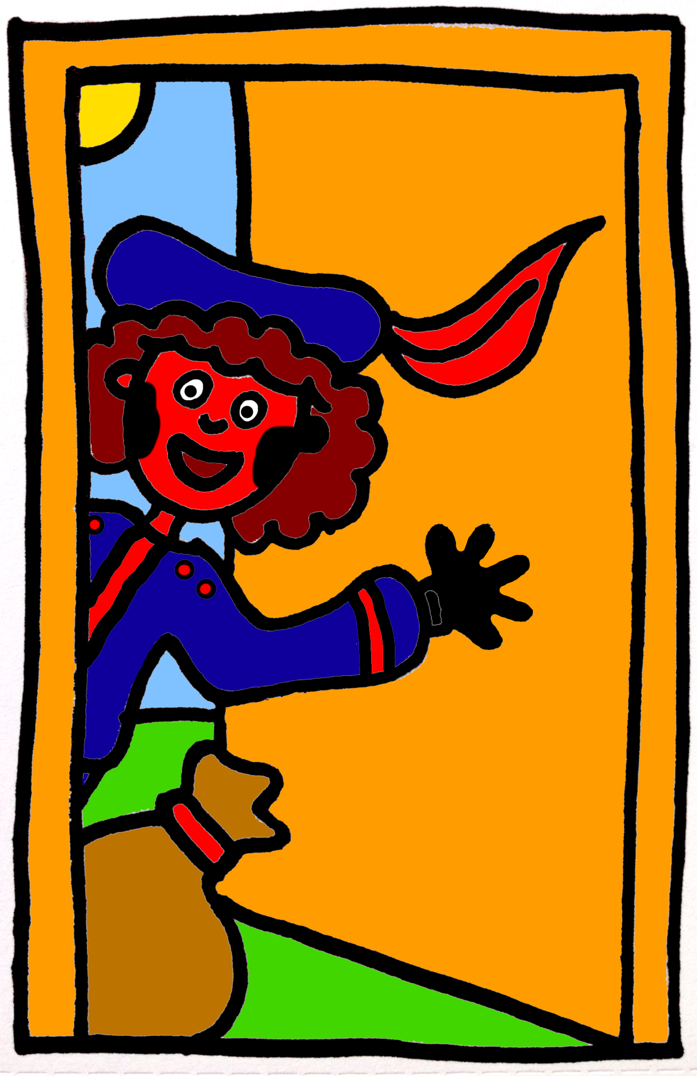 Schoorsteenpiet Schoorsteenpiet, wiedewiedewiet, k hoor je wel, maar ik zie je niet. Wil je Sint de groeten doen? Gooi wat in mijn lege schoen.