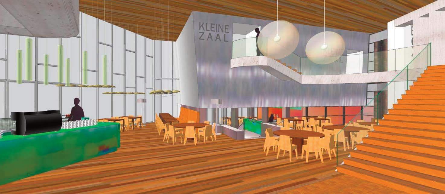 Verbouwing Schouwburg & Filmtheater Agnietenhof artist's impression 20 augustus 2013 Deze visualisatie van de verbouwing geeft de