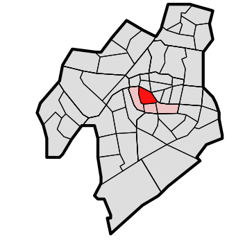 2.2 Begrenzing onderzoeksgebied Het onderzoeksgebied, Leiden-Centrum, omvat het hele gebied binnen de singels, zoals weergegeven in Figuur 4.