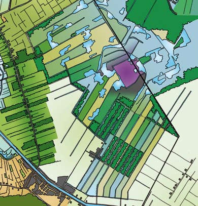 Heidebroekontginningslandschap Besloten heide- en broekontginning Erfbeplanting sluit aan bij bosrijke omgeving (dezelfde boomsoor ten) Bebouwing in bos (kleine woningen) Afwisselend bos, heide &