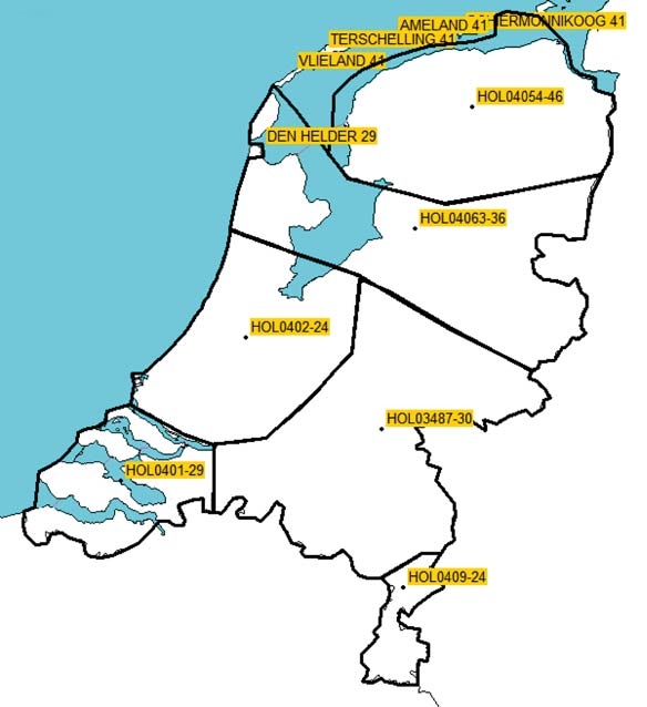 Annex 2: Overzicht allotment layers betreffende 470 694 MHz Annex 2 wordt gevormd door de onderstaande vier layers, exclusief de te verlaten 700 MHz-band.