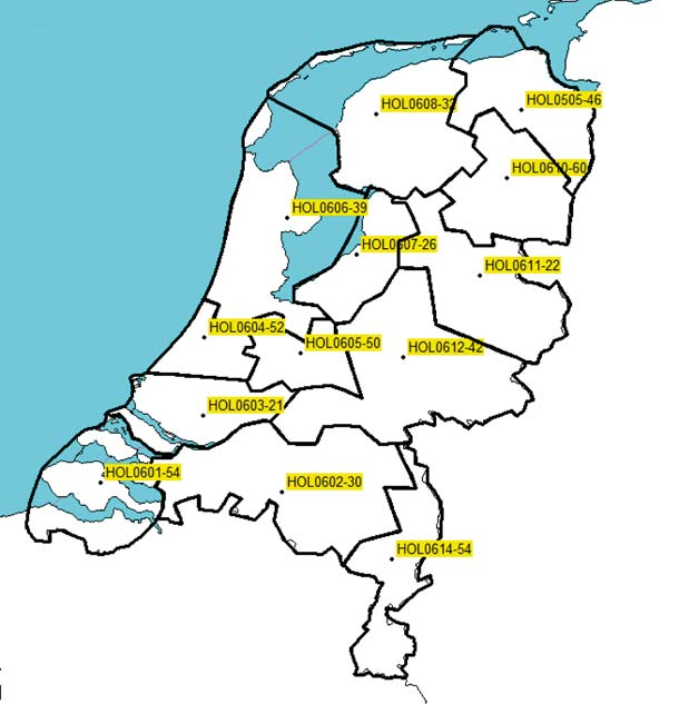 en vice versa, zodat beide blijven beschikken over respectievelijk vier landelijke lagen en één landelijke laag. Het betreffen de kanalen 30 tot en met 34 en 42 en 46.