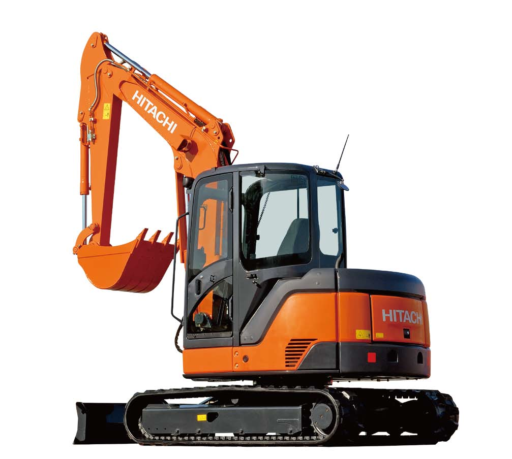 ZAXIS-3-serie Versie met kort zwenkmechanisme HYDRAULISCHE GRAAFMACHINE Modelcode: ZX60USB-3