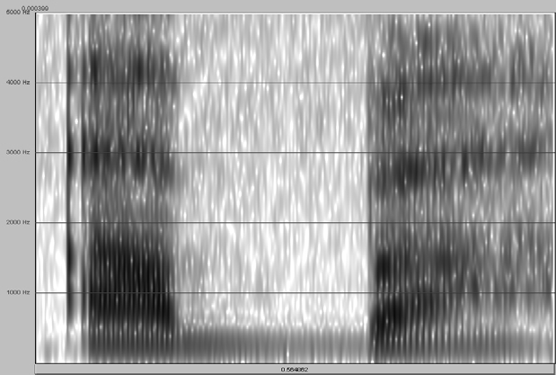 Diftongen: Formanttransities Frequentie Richting van transities: - afhankelijk van de combinatie van consonanten en vocalen - het punt waarnaar de F2-transitie wijst is de locus-frequentie van de