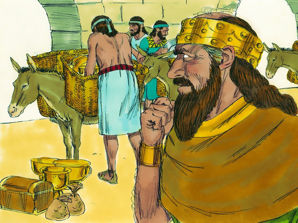 Hoeveel gouden en zilveren voorwerpen werden er vervoerd naar Jeruzalem?