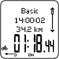 Trainingsresultaten analyseren Zie File (Bestand) voor basisgegevens betreffende uw prestaties op uw fietscomputer.