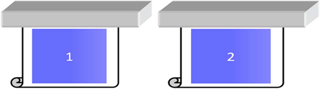 De spitbalken moeten verticaal worden toegevoegd aan de zijde van de plot, parallel aan de rand van het substraat, in de richting van het patroon (ze kunnen ook aan de andere kant worden toegevoegd,