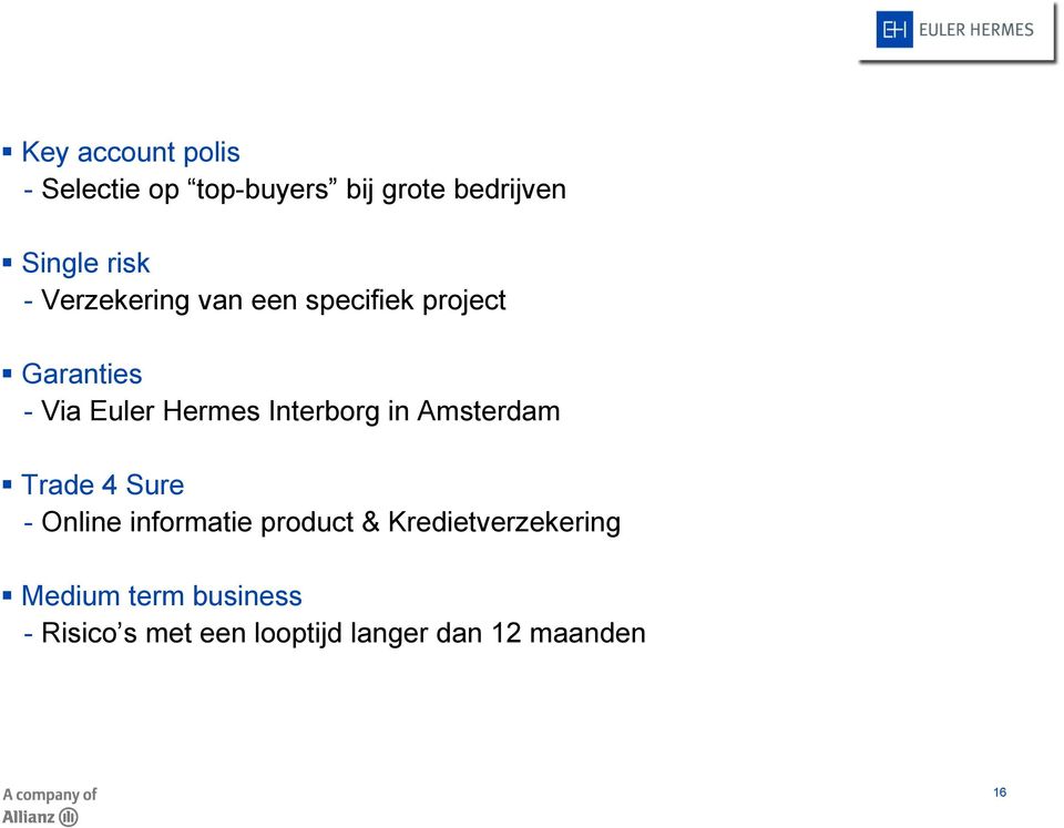 Interborg in Amsterdam Trade 4 Sure - Online informatie product &