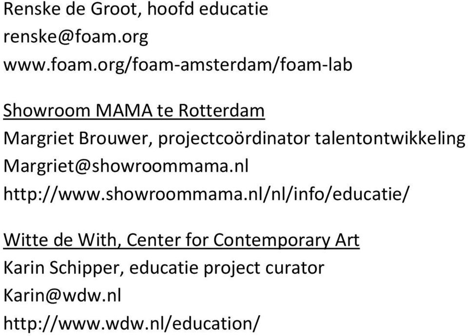 org/foam-amsterdam/foam-lab Showroom MAMA te Rotterdam Margriet Brouwer,