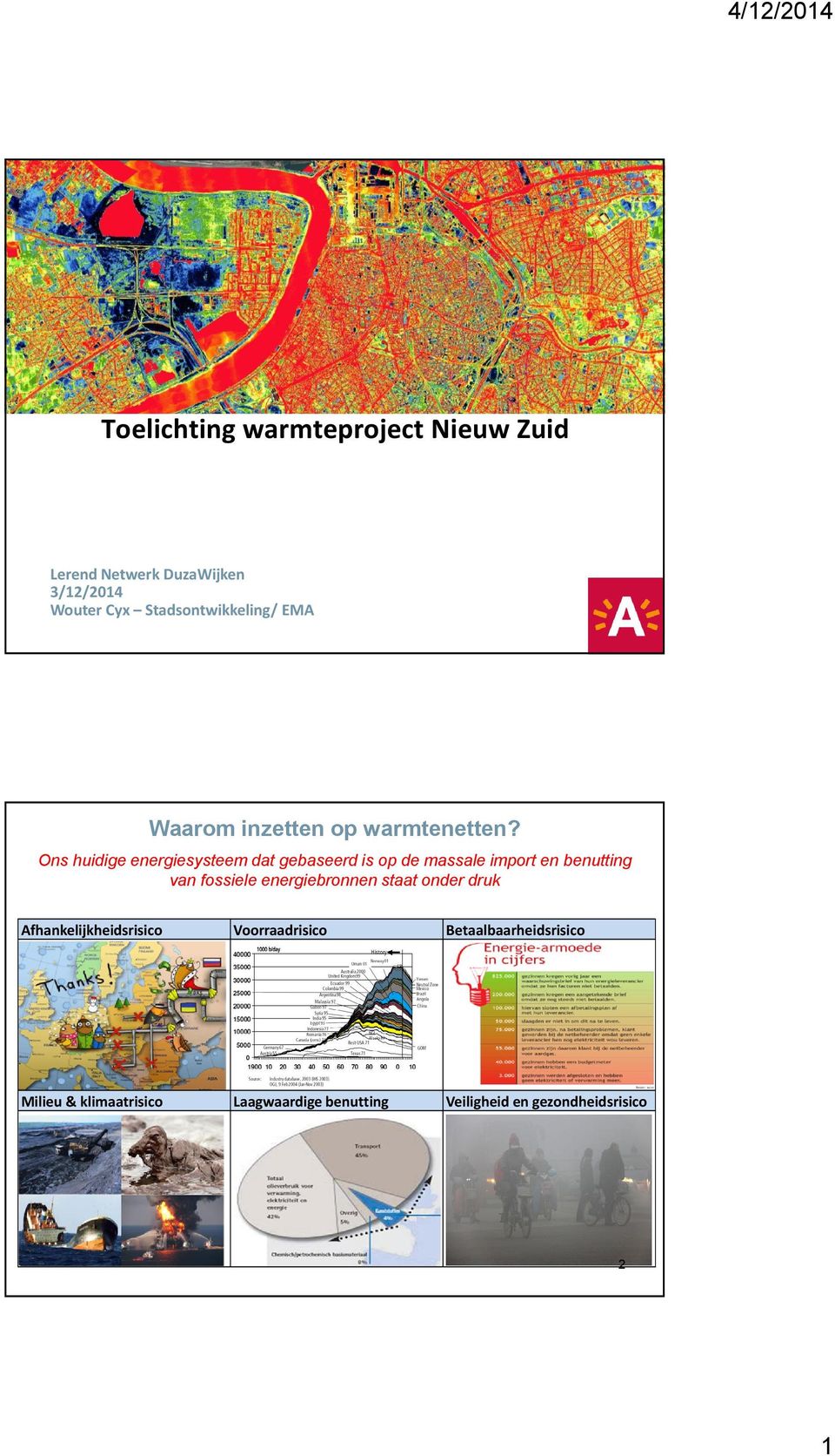 Ons huidige energiesysteem dat gebaseerd is op de massale import en benutting van fossiele