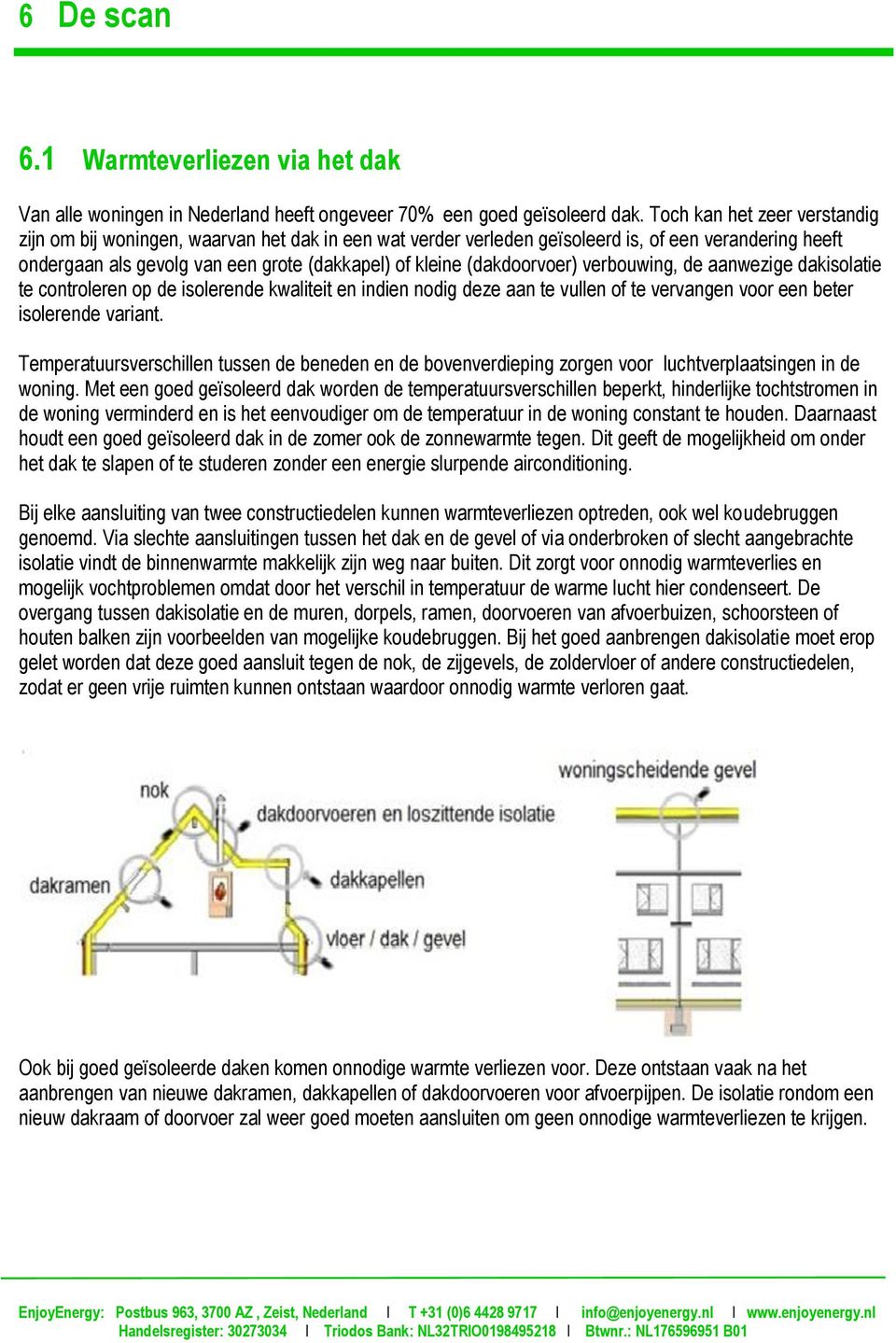 (dakdoorvoer) verbouwing, de aanwezige dakisolatie te controleren op de isolerende kwaliteit en indien nodig deze aan te vullen of te vervangen voor een beter isolerende variant.