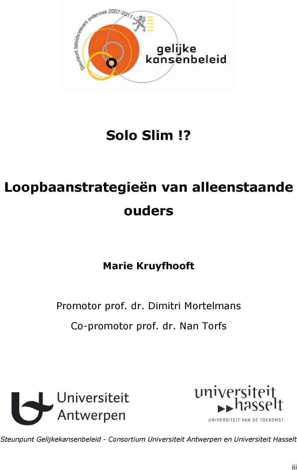 Kruyfhooft Promotor prof. dr.