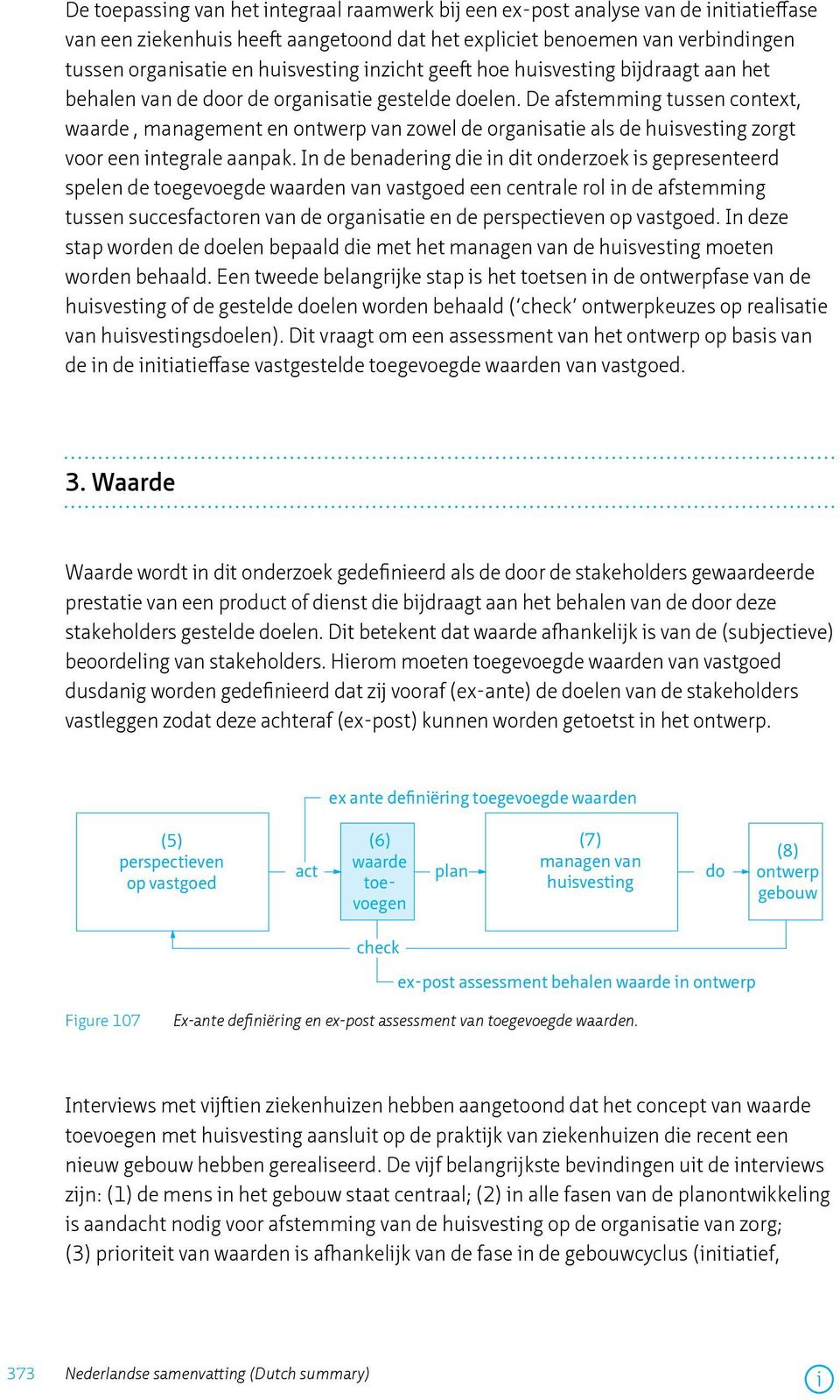 De afstemmng tussen context, waarde, management en ontwerp van zowel de organsate als de husvestng zorgt voor een ntegrale aanpak.