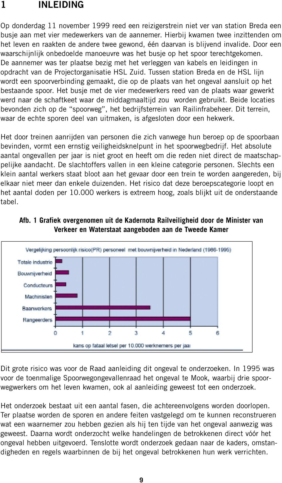 De aannemer was ter plaatse bezig met het verleggen van kabels en leidingen in opdracht van de Projectorganisatie HSL Zuid.