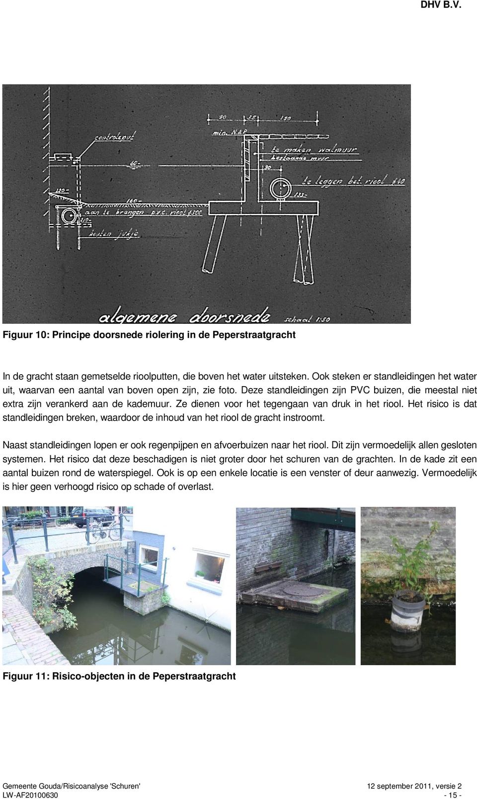 Ze dienen voor het tegengaan van druk in het riool. Het risico is dat standleidingen breken, waardoor de inhoud van het riool de gracht instroomt.