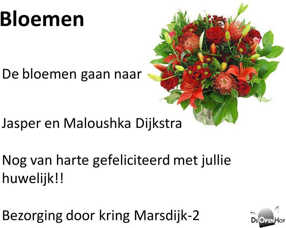 van harte gefeliciteerd met jullie