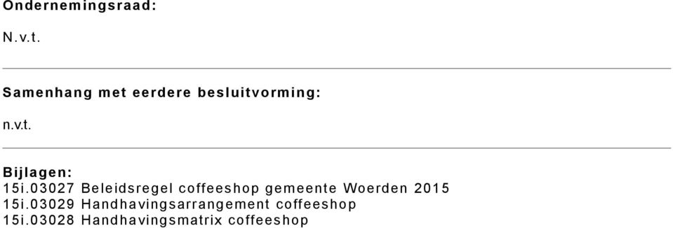 03027 Beleidsregel coffeeshop gemeente Woerden 2015