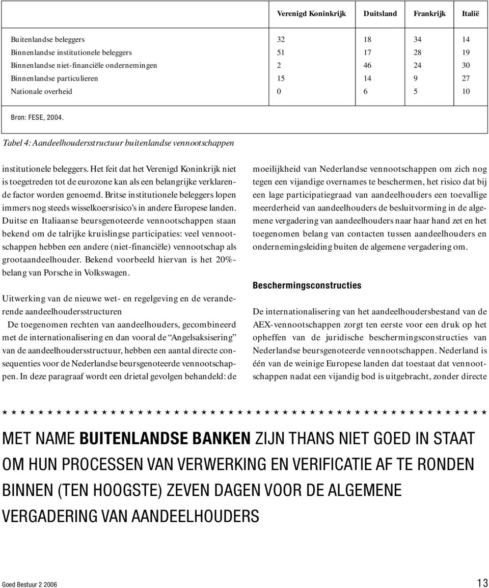 Het feit dat het Verenigd Koninkrijk niet is toegetreden tot de eurozone kan als een belangrijke verklarende factor worden genoemd.