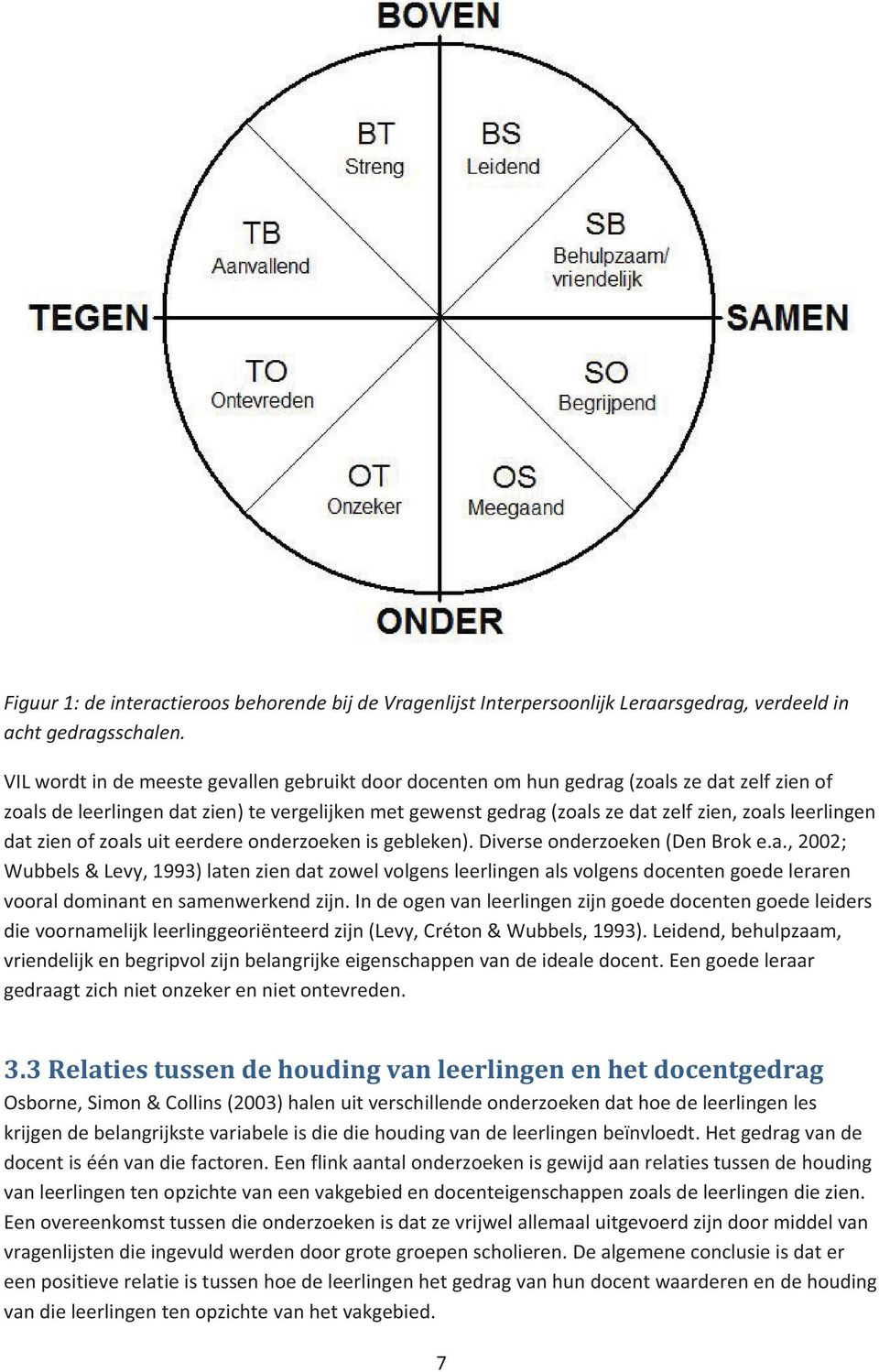 datzienofzoalsuiteerdereonderzoekenisgebleken).diverseonderzoeken(denbroke.a.,2002; Wubbels&Levy,1993)latenziendatzowelvolgensleerlingenalsvolgensdocentengoedeleraren vooraldominantensamenwerkendzijn.