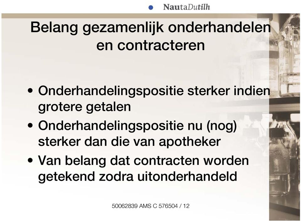 Onderhandelingspositie nu (nog) sterker dan die van